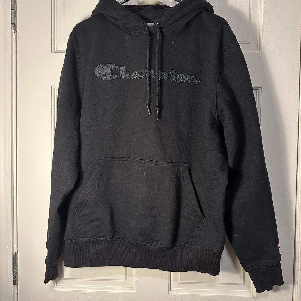 Champion Black Hoodie for Men